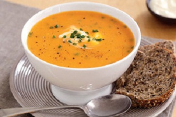 Крем-суп с молодым чесноком , Рецепт приготовления