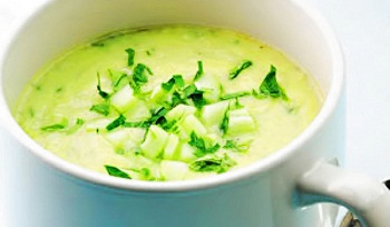 Огуречный суп (180 ккал), Рецепт приготовления