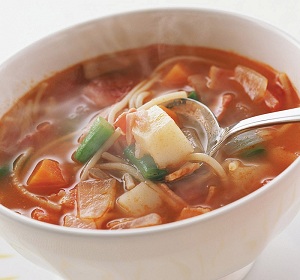 Суп с беконом и консервированным горошком, Рецепт приготовления