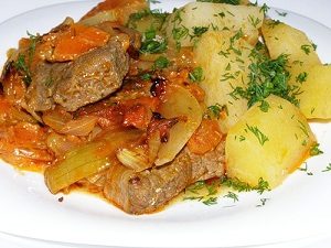 Жаркое с Паровым Картофелем M70, Рецепт приготовления