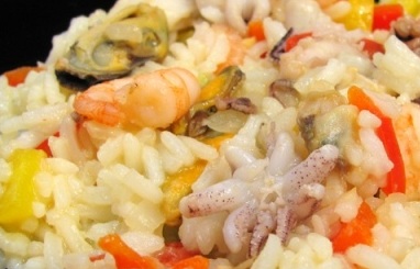 Рис с морепродуктами, Рецепт приготовления